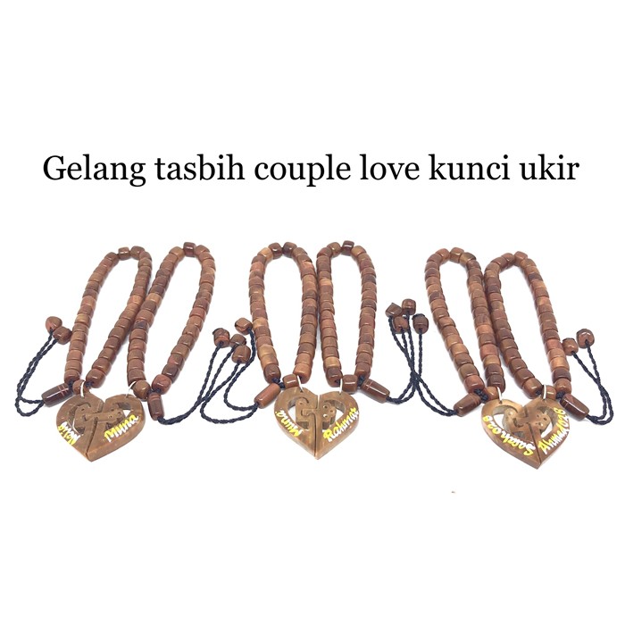 Gelang Couple Pasangan Kunci Gembok Custom Nama Harga 1 Pasang Kaokah Kokka Kaukah Kaoka Koka Kapel