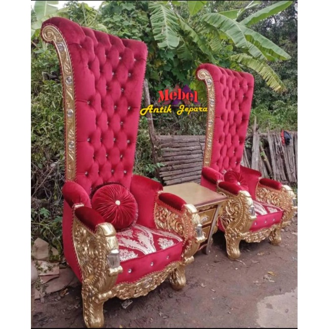 Kursi sofa teras jati ukir bellagio
