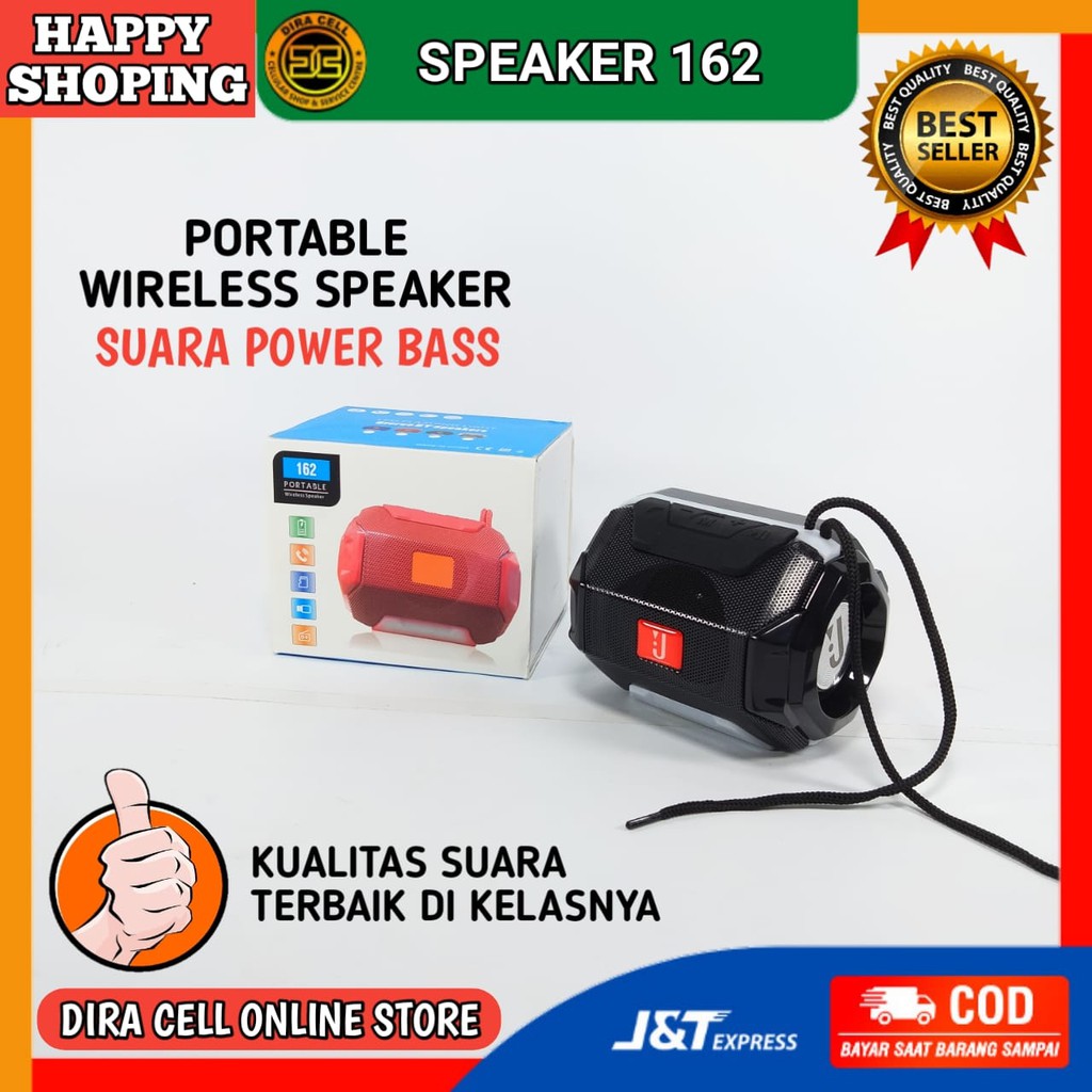 Musik box JBL 162 portable wireless speaker mini bluetooth salon murah power bass