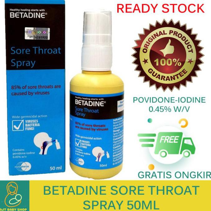 Best Seller Betadine Sore Throat Spray Radang Tenggorokan 50ml Ready Stock Kemasan Baru Limited Shopee Indonesia