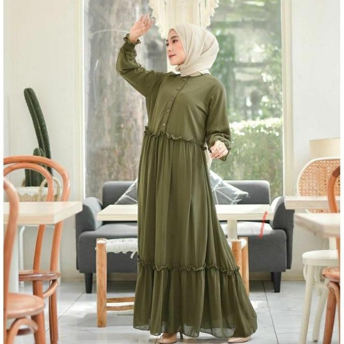 Sabinna Gamis Lebaran Remaja Baju Super Muslim Lt Gamis 2020 Kek Syar Tamarablerin