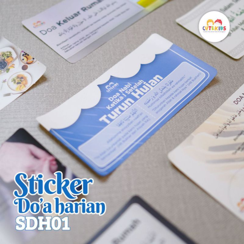 

Sticker Doa Harian untuk edukasi anak