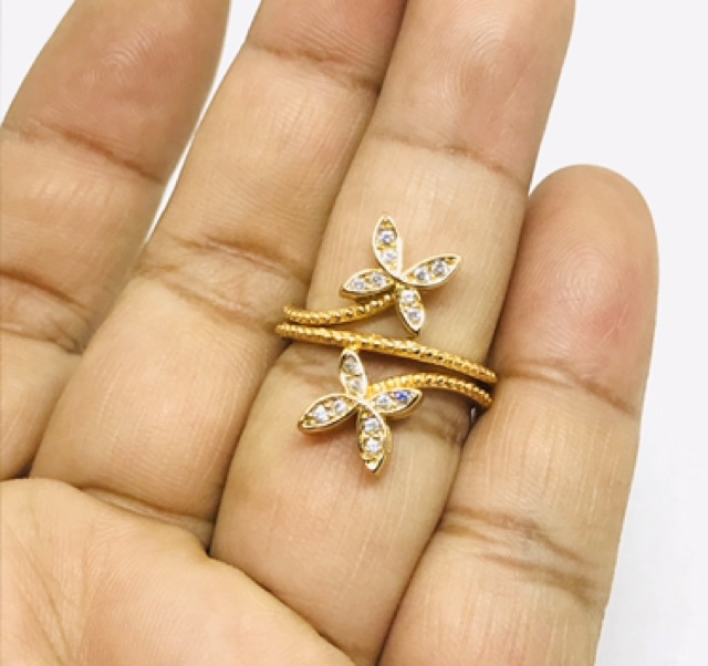 Cincin wanita //cincin permata //cincin replika berlian //cincin bunga //