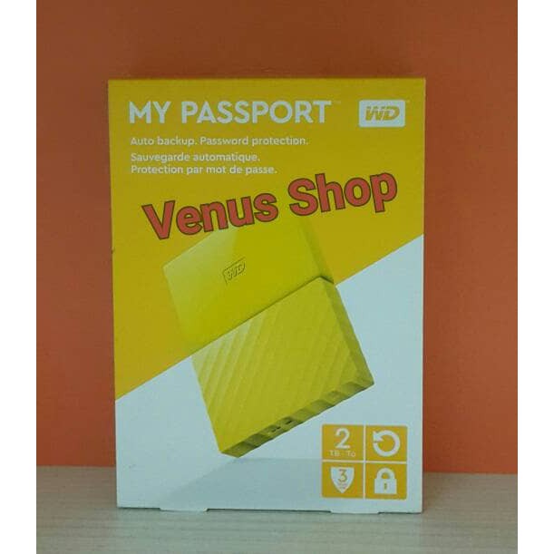 Best Seller WD PASSPORT HDD EXTERNAL 2TB / WD HDD EXT 2 TB GARANSI RESMI Murah