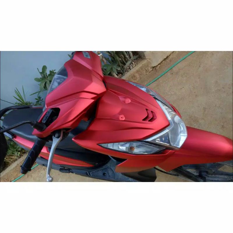 Stiker Skotlet Metalik Doff Merah Sticker Skotlet Metalik Dop Satin Metallic Doff Chrome Doff Merah