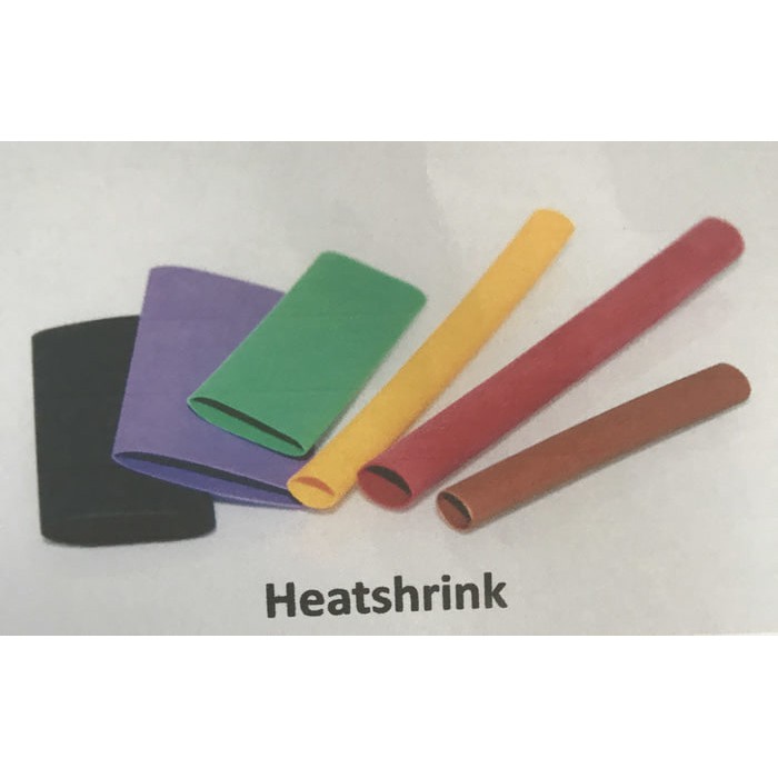 Heatshrink 8mm Merah, Biru / Heat Shrink Merah Biru / Selongsong Bakar