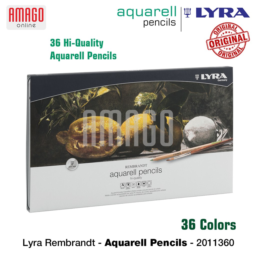 

LYRA - Rembrandt Aquarell Tin Box - 36 pcs - Assorted Colors - 2011360