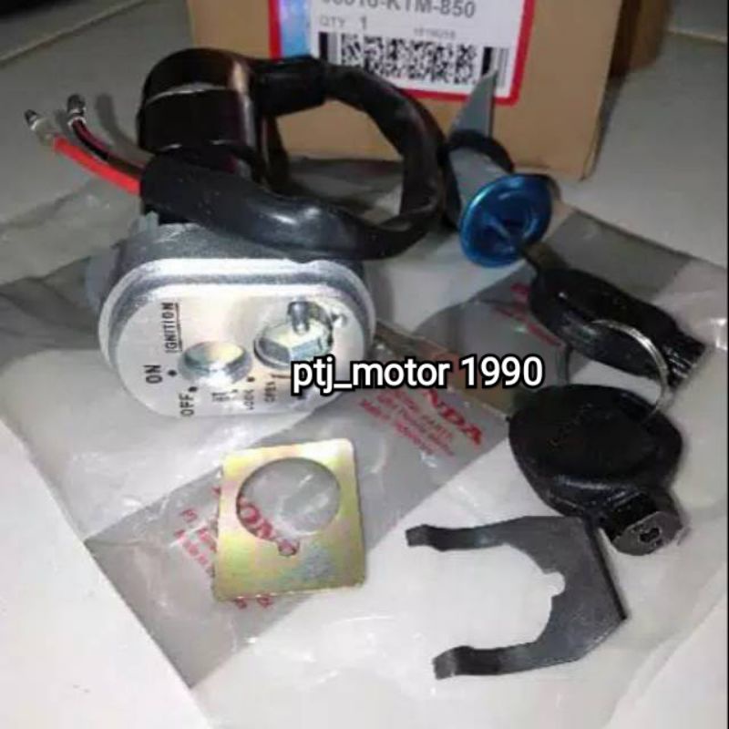 KONCI KONTAK SET KOMPLIT HONDA SUPRA X 125/DAN TAHUN 2004-2012/ORI