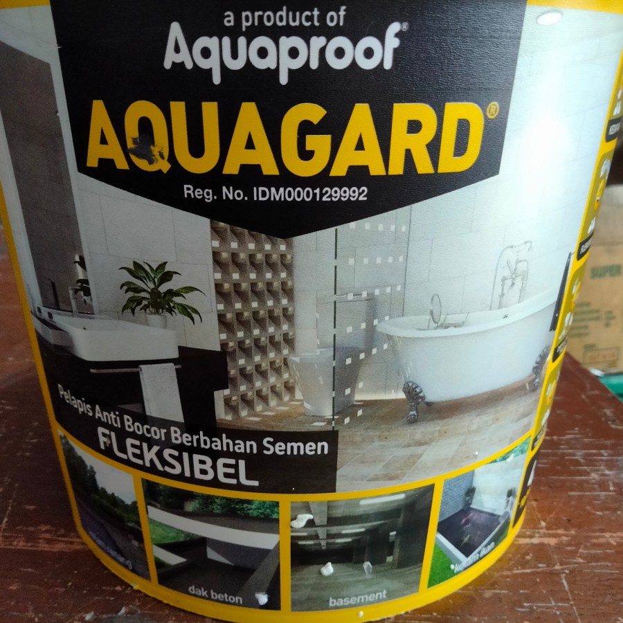 aquagard 4 kg bocor waterproofing coating pelapis bocor