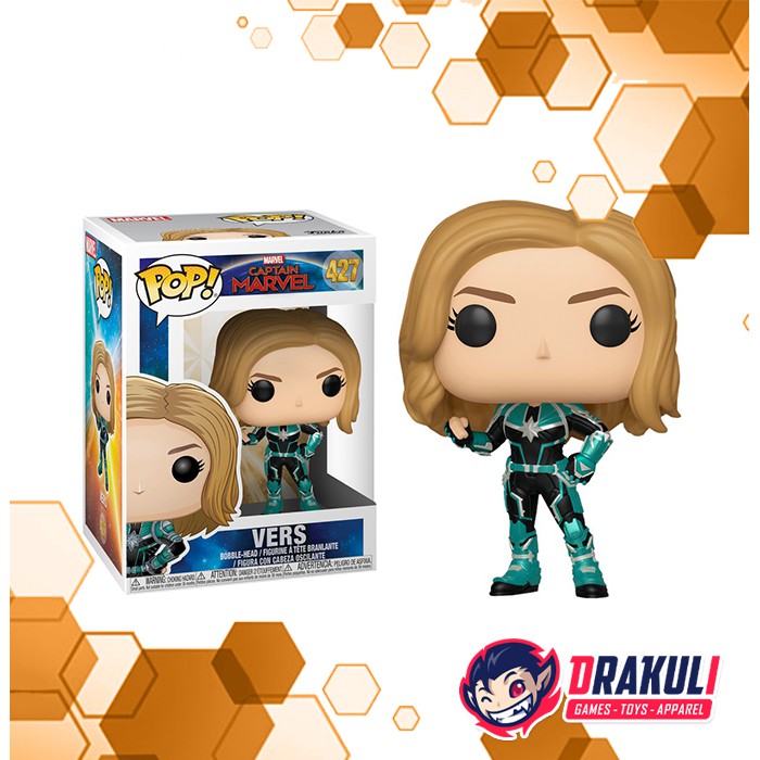 Toys Funko Pop! Marvel: Captain Marvel - Vers