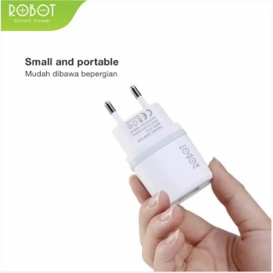 ROBOT RT-K7 ADAPTOR POWER CHARGER QUICK CHARGE SINGLE PORT USB 5V 1A