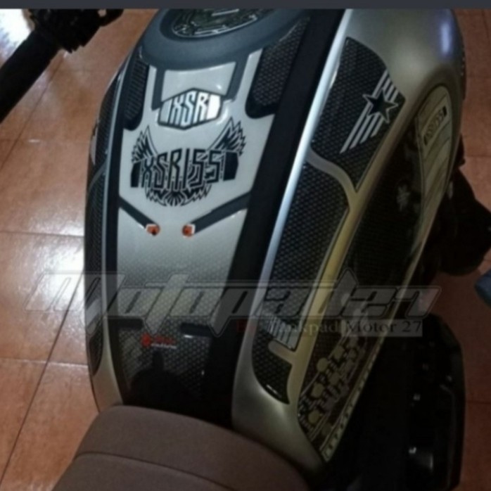 MITOPAD27 stiker sticker resin timbul tankpad tangki  yamaha XSR