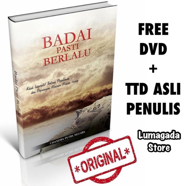 Buku Badai Pasti Berlalu Free Dvd Ttd Asli Chandra Putra Negara Shopee Indonesia