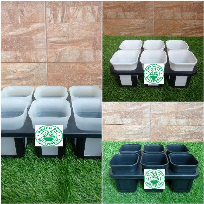 Tray + Pot NKT 8 pot semai bibit
