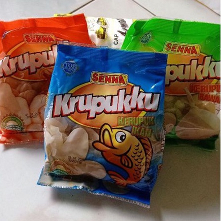 

Krupukku SENNA KERUPUK BAWANG KERUPUK UDANG DAN KERUPUK IKAN tidak perlu dijemur berat bersih 200gr