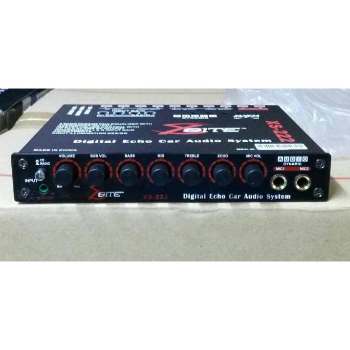 Parametrik XSITE XS-222 Digital echo car audio system