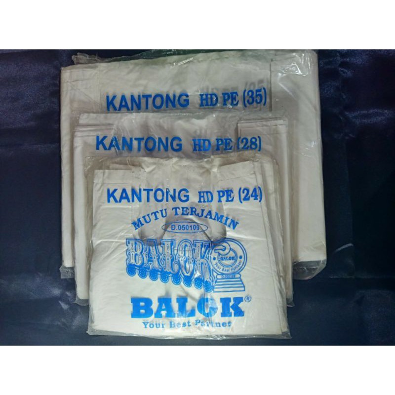 PLASTIK KRESEK PUTIH SUSU / HD PUTIH SUSU TEBAL / KANTONG PUTIH SUSU
