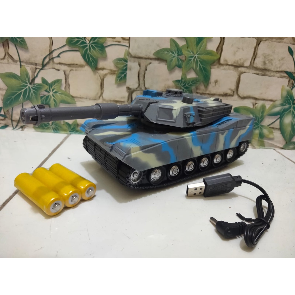 MAINAN TANK BAJA REMOT RC TANK REMOTE KENDARAAN TEMPUR PERANG MILITER ARMY