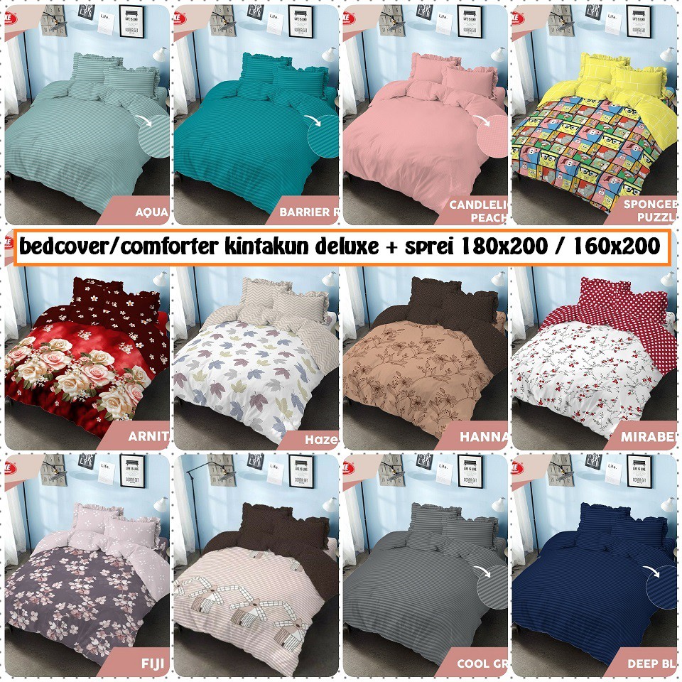 Harga Sprei Bedcover Terbaik Juli 2021 Shopee Indonesia