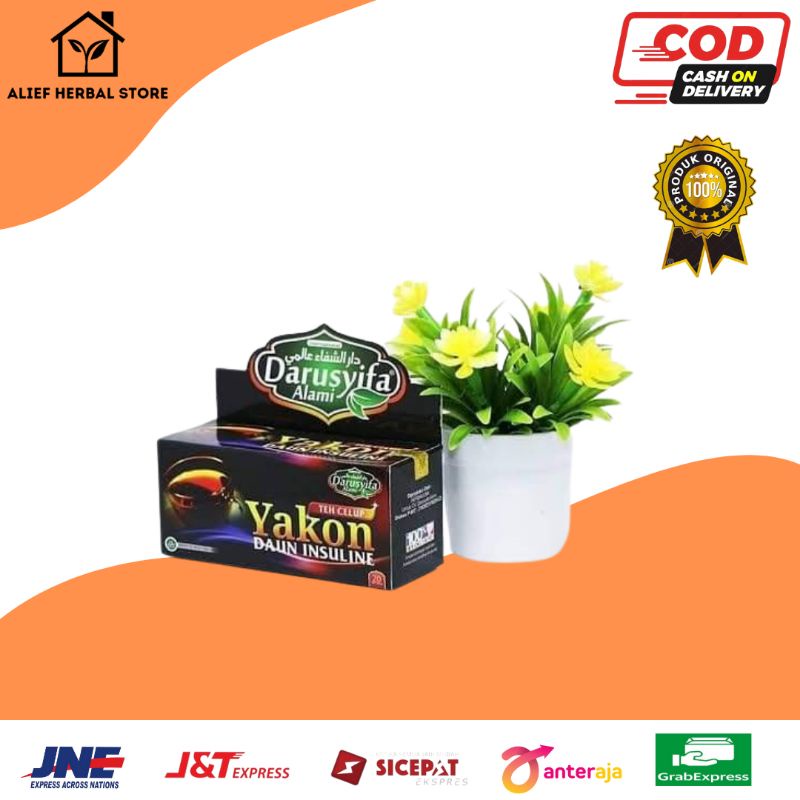 

Teh Celup Yakon Daun Insulin Darusyifa | Teh Herbal Diabetes