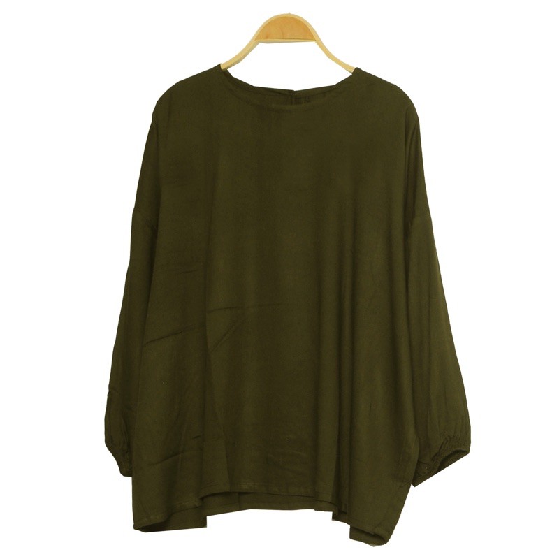 BLOUSE JUMBO RAYON TWILL-Army