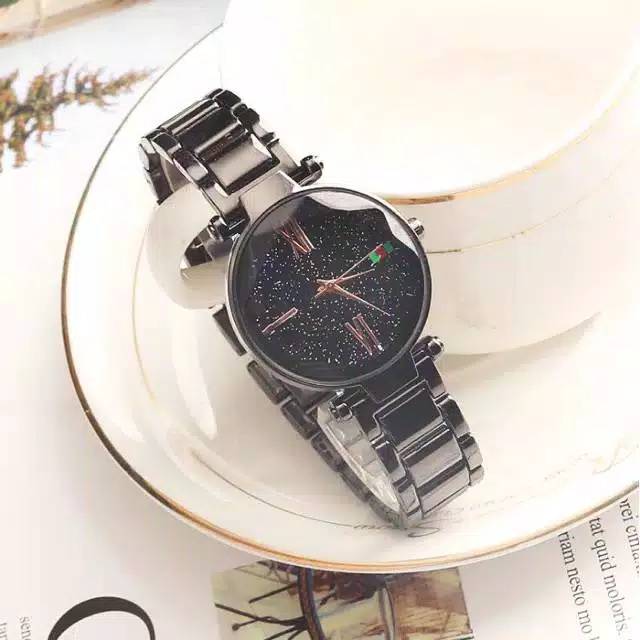 Promo Sale Jam Tangan Wanita Fashion Defollie Rantai Rose