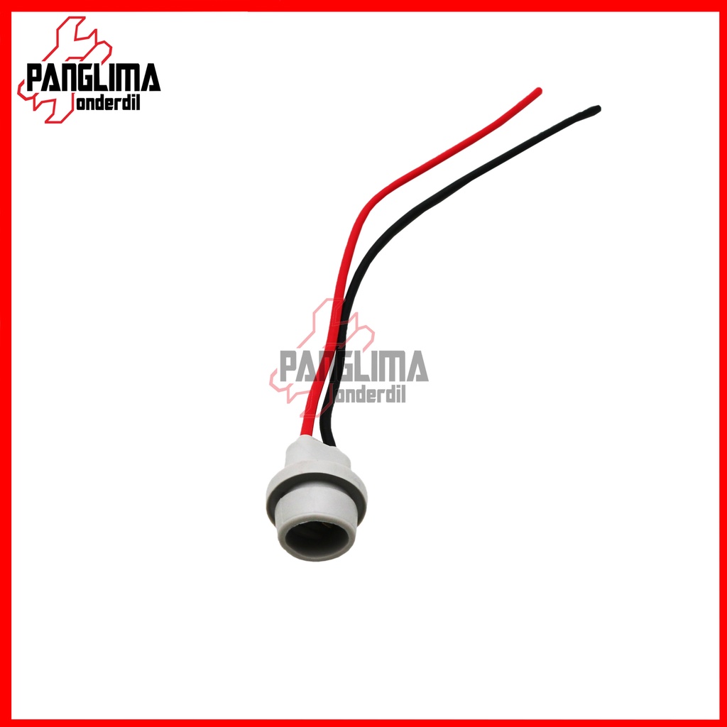 Fitting Socket Kilometer T10-T 10 Fiting-Piting-Pitting Soket Lampu-Bohlam Kilo Meter