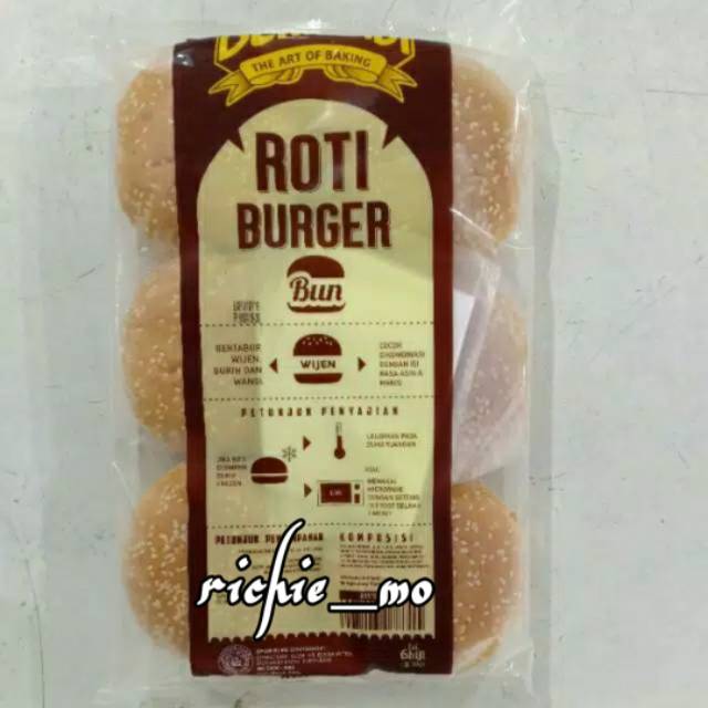 

Roti Burger Bernardi Roti Burger Wijen isi 6 Pcs/ Pasang