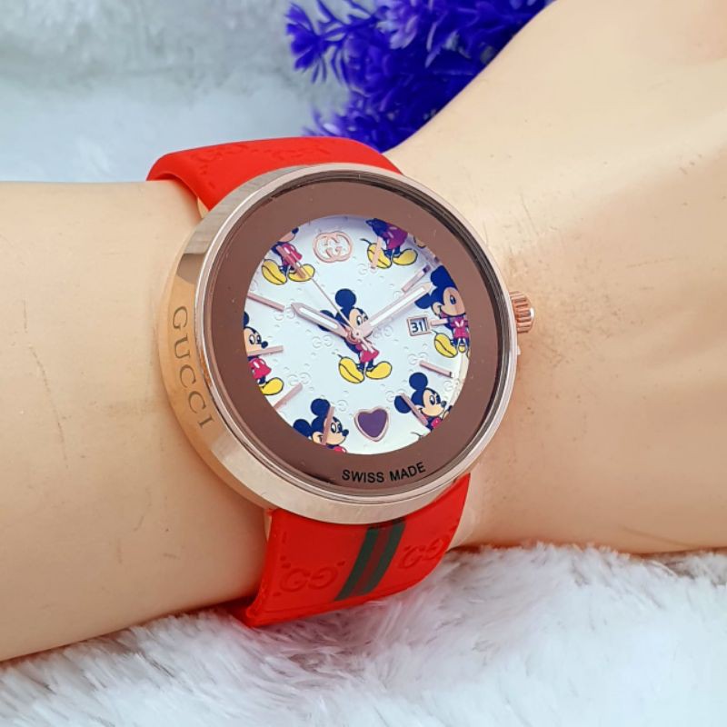 [COD]JAM TANGAN WANITA MICKEY GC1003YN/JAM TANGAN MURAH PREMIUM COCOK BUAT KADO