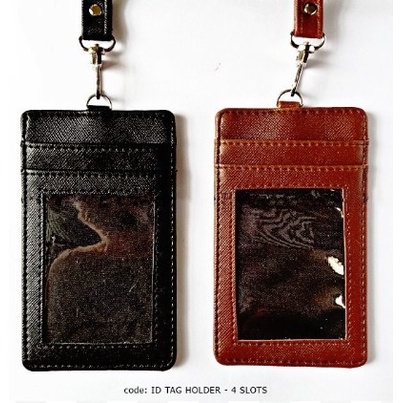 

Gilaa!!! Id Tag Holder 4 Kartu . Id Card Holder Leather. Tempat Id Card . 4 Slo Trendi