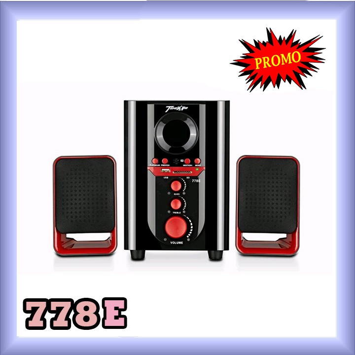Promo Hari ini Sepiker Murah Teckyo 778E Speaker bluetooth by GMC Super Big Bass / active speaker