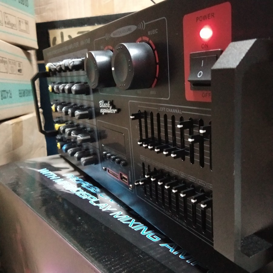 power amplifier blackspider ka -1748 Bluetooth usb