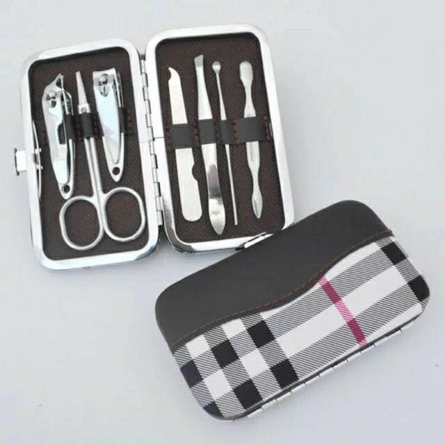 GUNTING KUKU SET ISI 7 PCS MINI MANIPEDI SET MANICURE PEDICURE