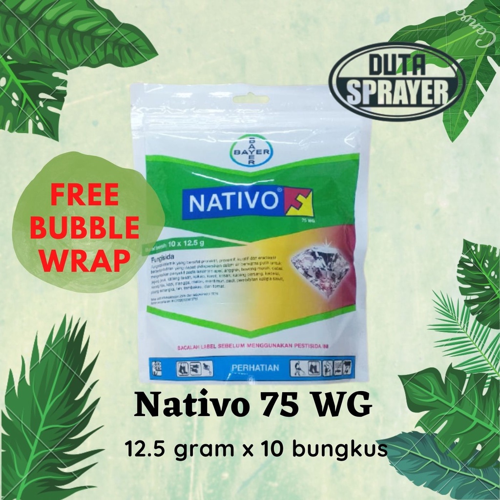 Fungisida Nativo 75 WG - 10x12.5 gram (10 pcs) Tebukonazol + Trifloksistrobin Obat Jamur Tanaman 12.5 gr (10pcs)