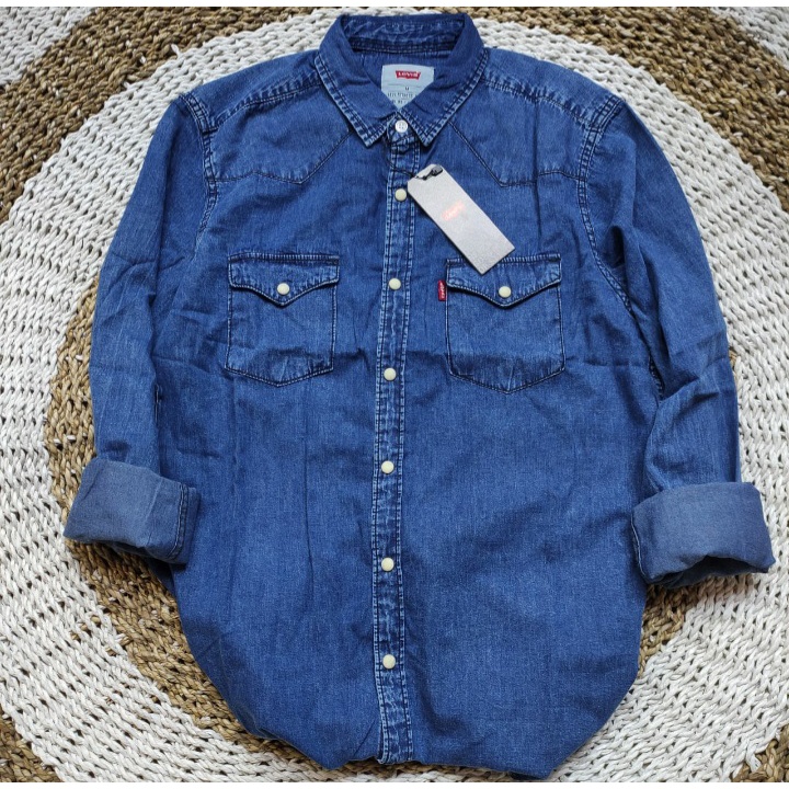 Kemeja Pria Lengan Panjang Premium Pakaian Pria Panjang LEVIS kemeja levis pria lengan panjang
