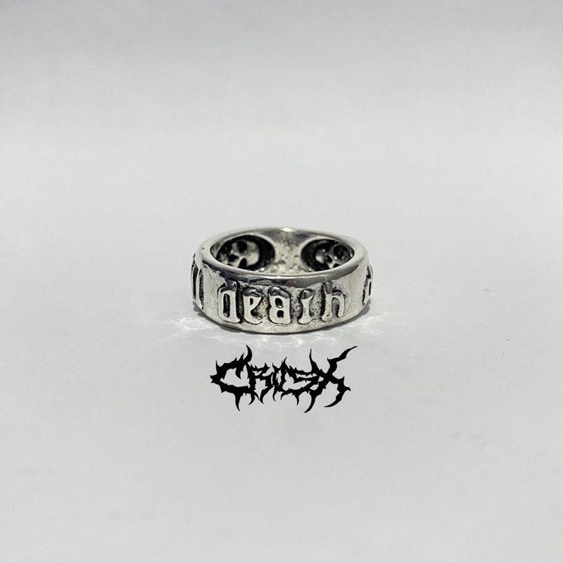 SKULL LETTER RING / CINCIN TENGKORAK / CROSS RING ROYAL KNIGHTS RING KERAJAAN CINCIN KSATRIA RING SKULL RING CINCIN COUPLE RING KOREAN STYLE RING CINCIN STYLE KOREA CINCIN AESTHETIC RING CINCIN TITANIUM STAINLESS CINCIN PRIA CINCIN WANITA HIPHOP PUNK RING