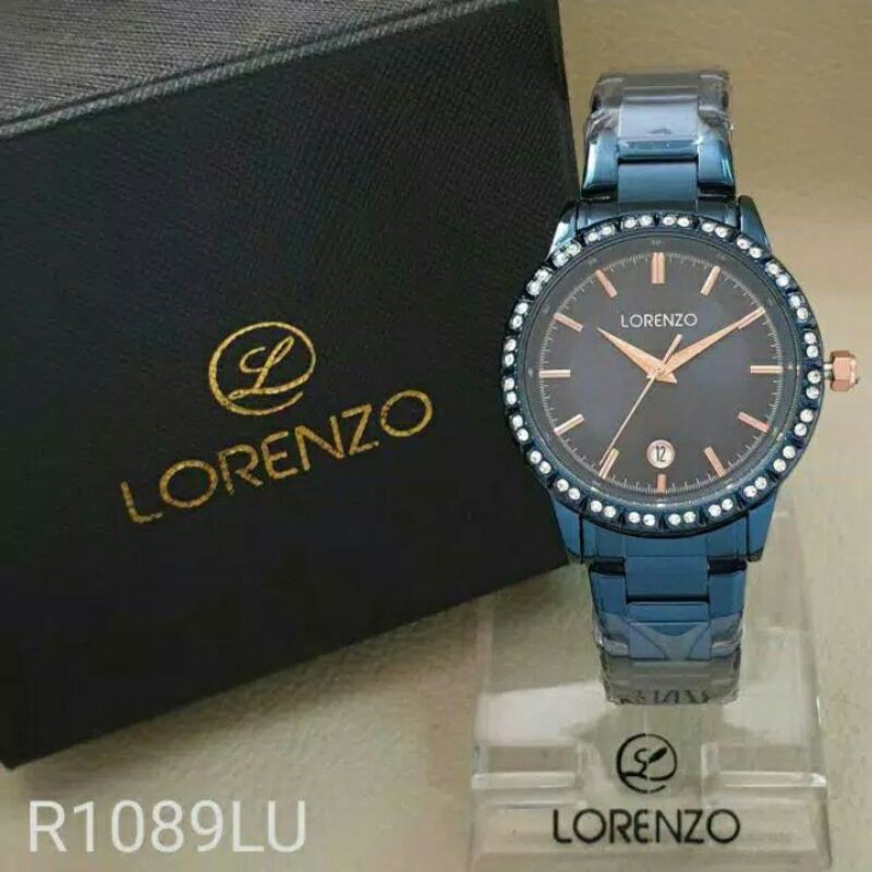 JAM TANGAN WANITA CEWEK LORENZO 1089 ORIGINAL TAHAN AIR