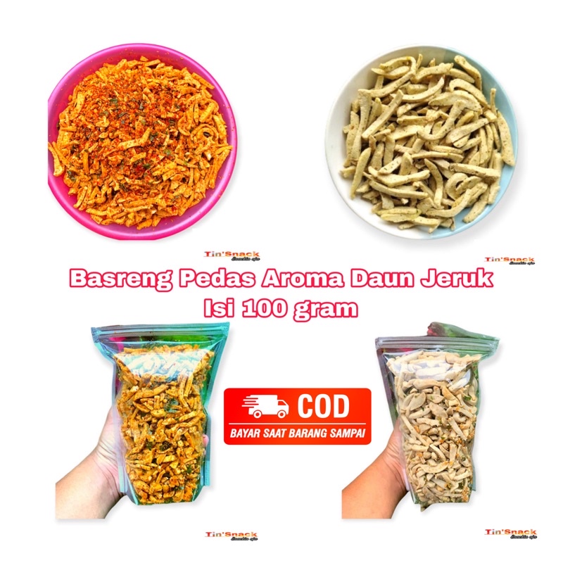 

BASRENG / BASRENG STIK / BASRENG PEDAS / BASRENG DAUN JERUK / BASRENG STIK PEDAS DAUN JERUK