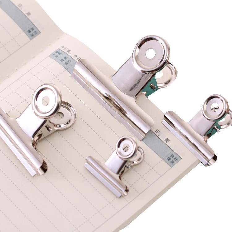 

SILVER METAL BULLDOG CLIP - JEPITAN KERTAS DOKUMEN BINDER CLIP