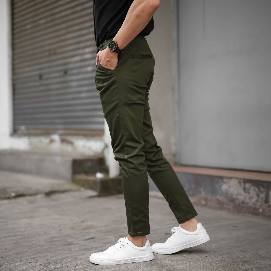CELANA CHINO PANJANG PRIA | CHINO PREMIUM | CELANA KATUN PANJANG