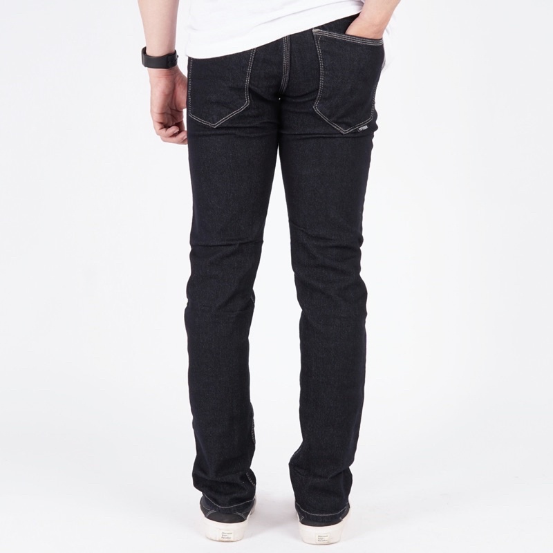 Denim Pants Slim Fit Stretch - Blue Black