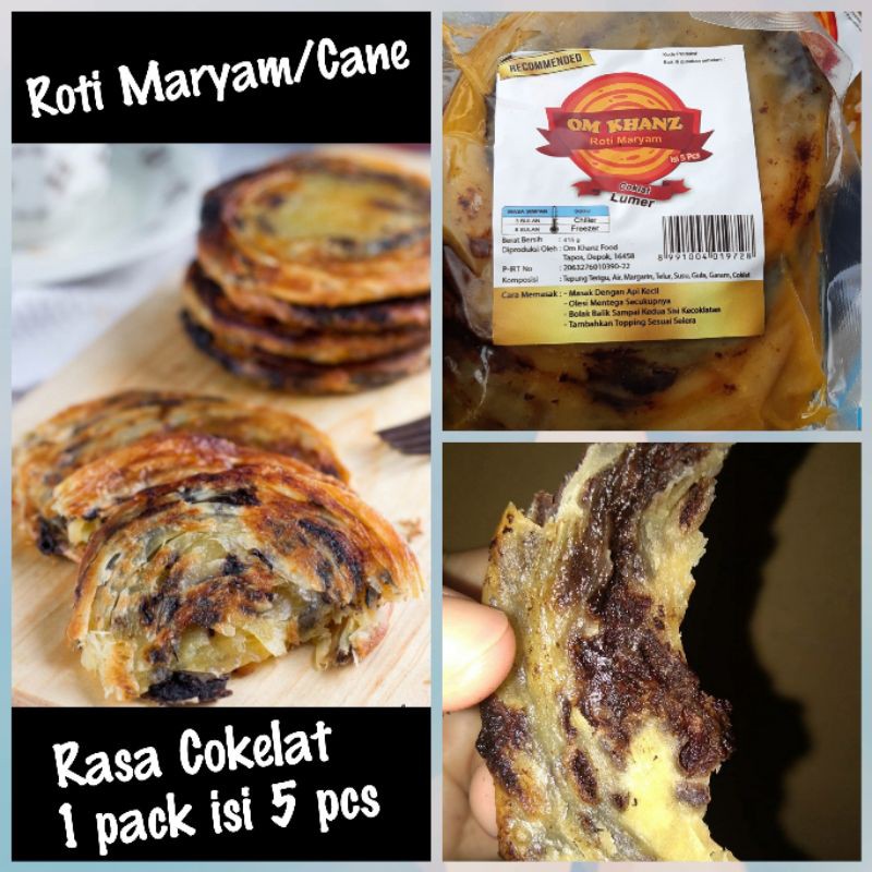 

Roti Maryam Om Khanz Cokelat