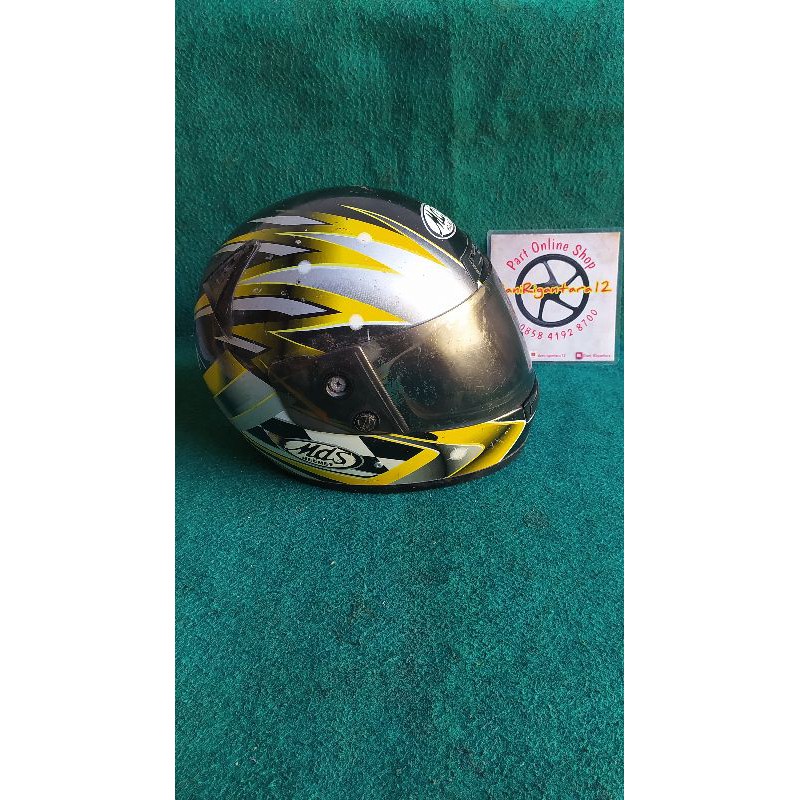 helm full face MDS jadul lawas