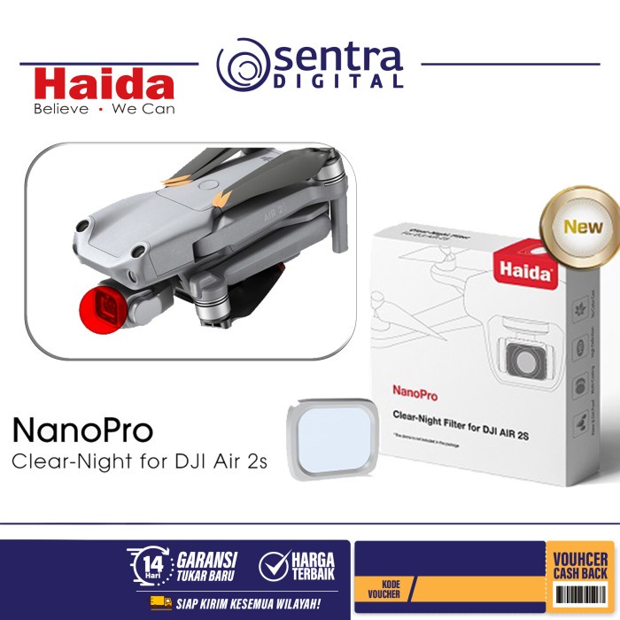 Haida NanoPro Clear-Night for DJI Mavic Air 2S