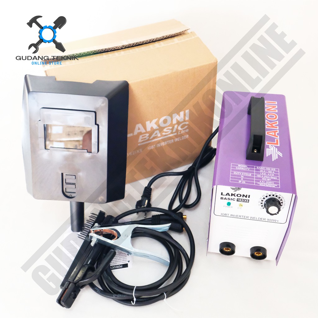 Mesin Las Listrik Lakoni Basic 162 IXS / Trafo Las Lakoni Basic 162IXS Inverter Lakoni Basic 160A