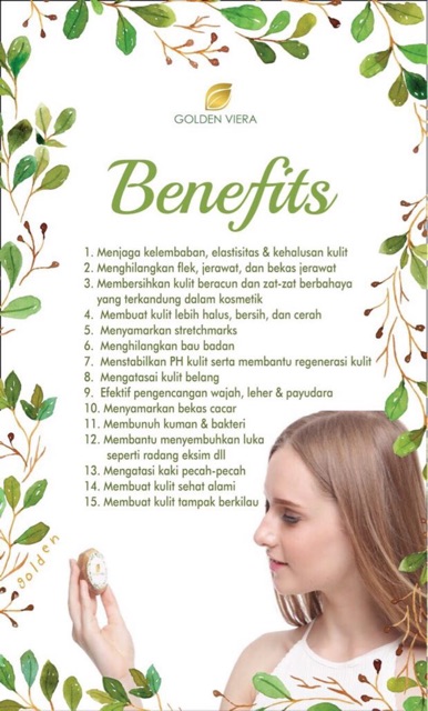 Paket Masker Organik crushlicious fullsize dan Sabun Goldenviera