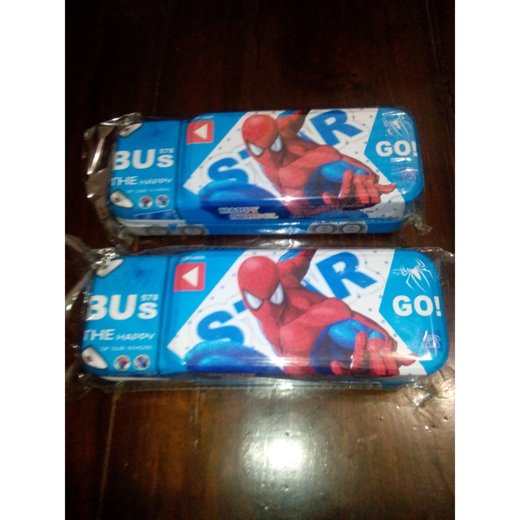 

Tempat pensil seng bentuk mobil unik motif fancy