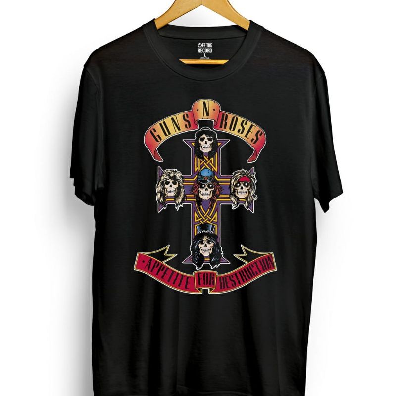 KAOS BAND GUNS N ROSES APPETITE FOR DESTRUCTION