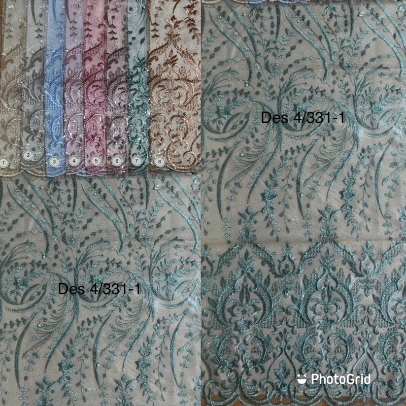 Bahan Kain 1 Roll TILE - Kain 1 Roll TULLE - GROSIR TILE - GROSIR TULLE - Kain Tile Mutiara