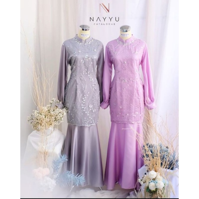 Dress panjang wanita brokat mermaid